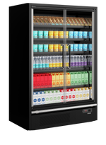 TEFCOLD Multideckkoeler, supermarkt Galaxy+ GP14FGD Maxi Black