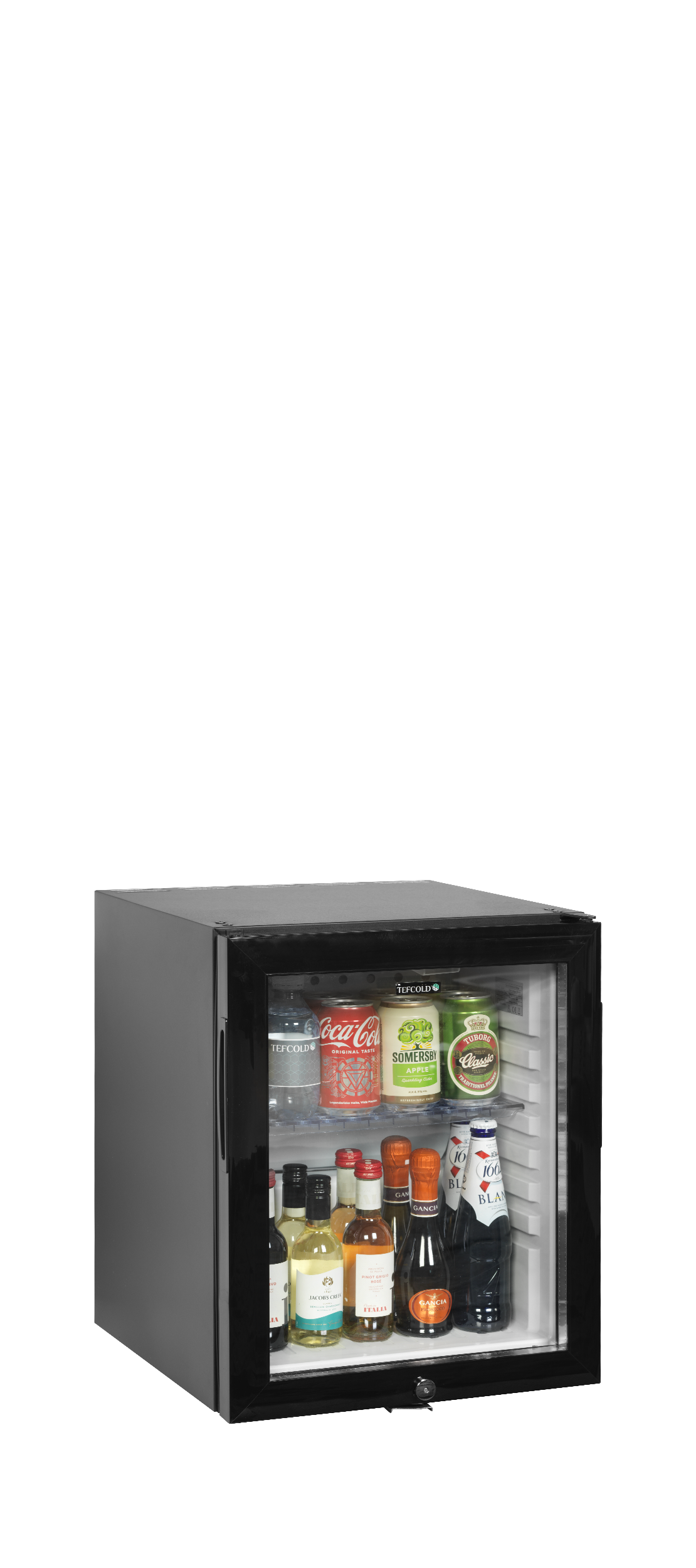 TEFCOLD Glazen deur minibar TM35GC