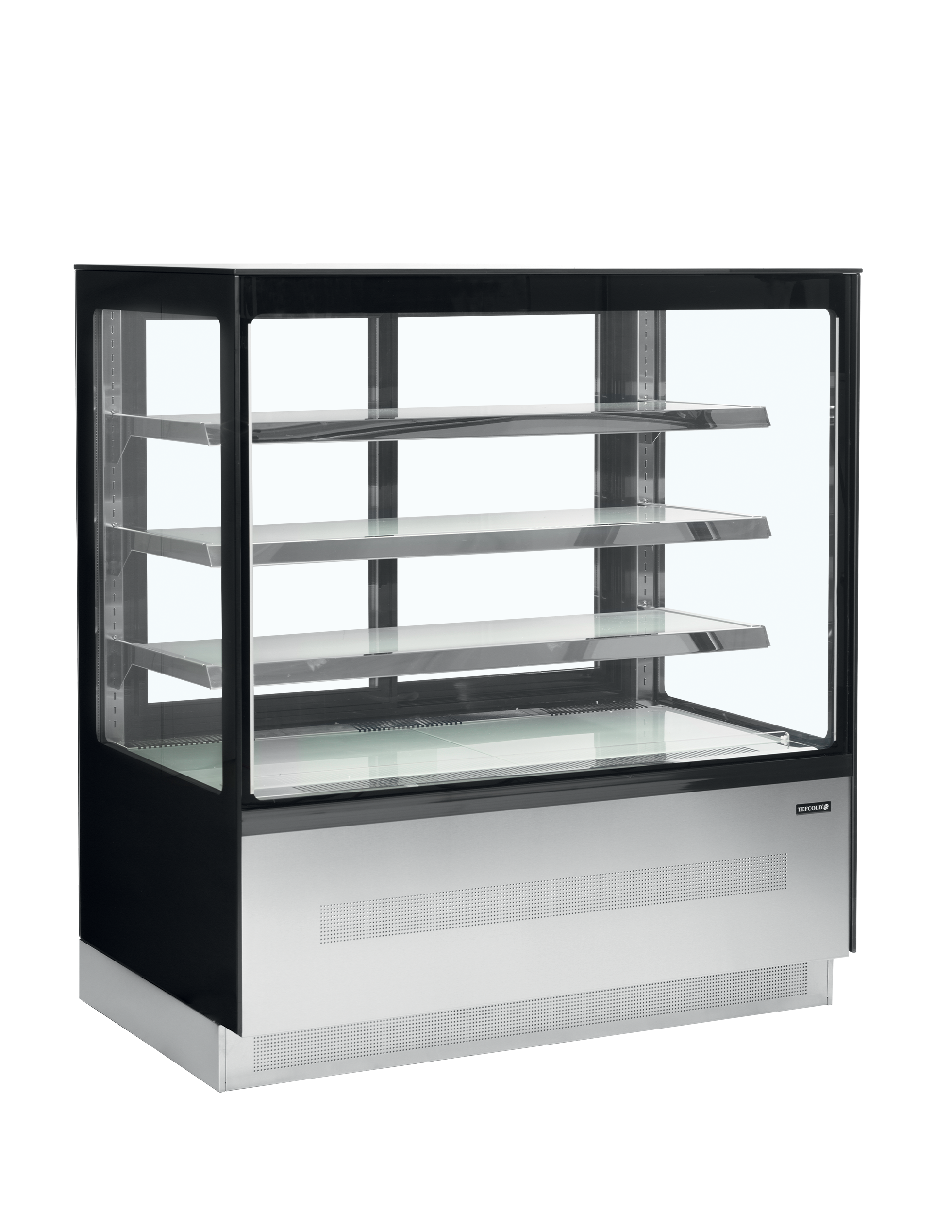 TEFCOLD Koelvitrine LPD1203F/BLACK