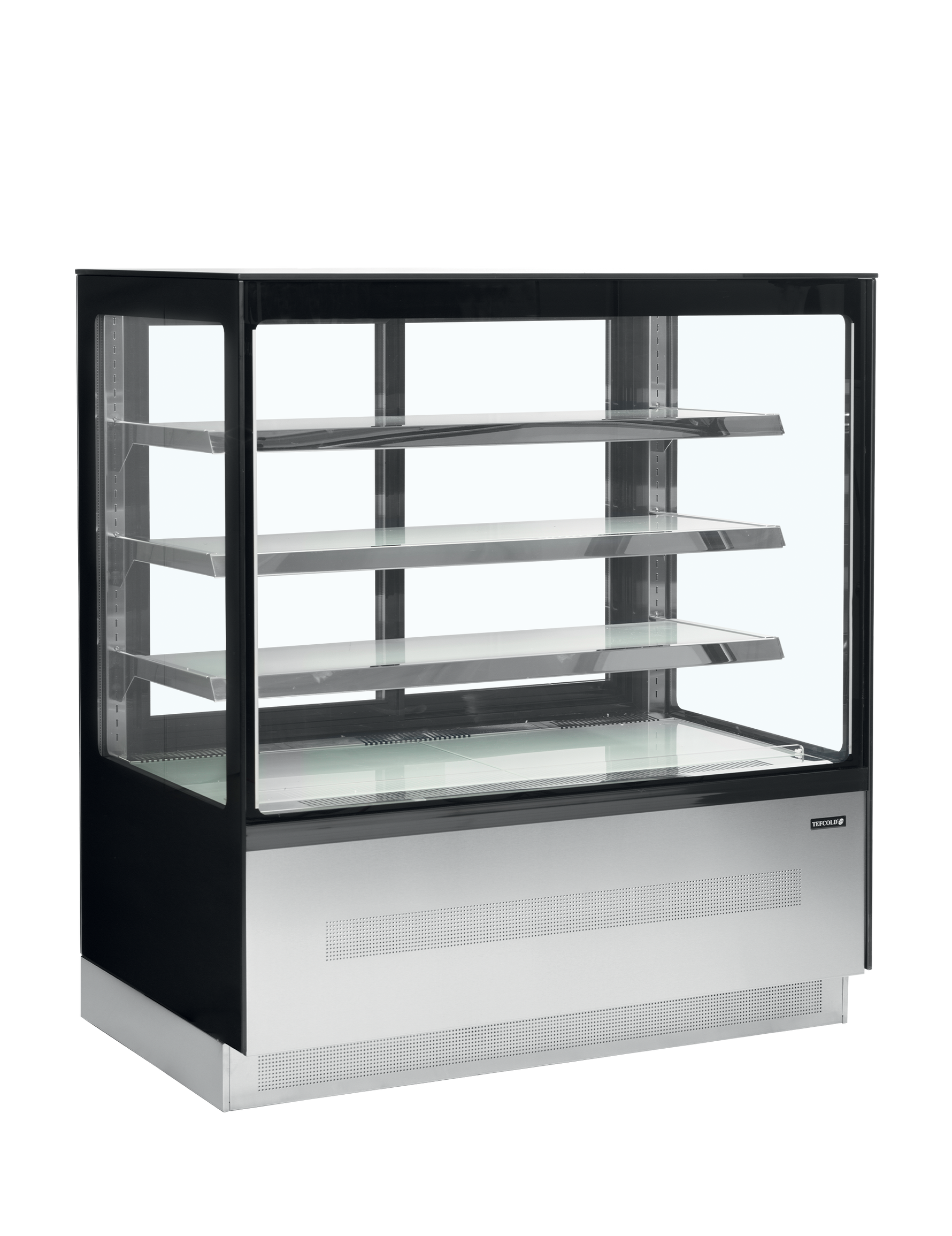 TEFCOLD Koelvitrine LPD1203F/BLACK