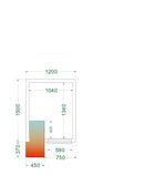 TEFCOLD Koelruimte (Compleet met monoblock) CRPF1215