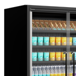 TEFCOLD Multideckkoeler, supermarkt Galaxy+ GP10FGD Maxi Black