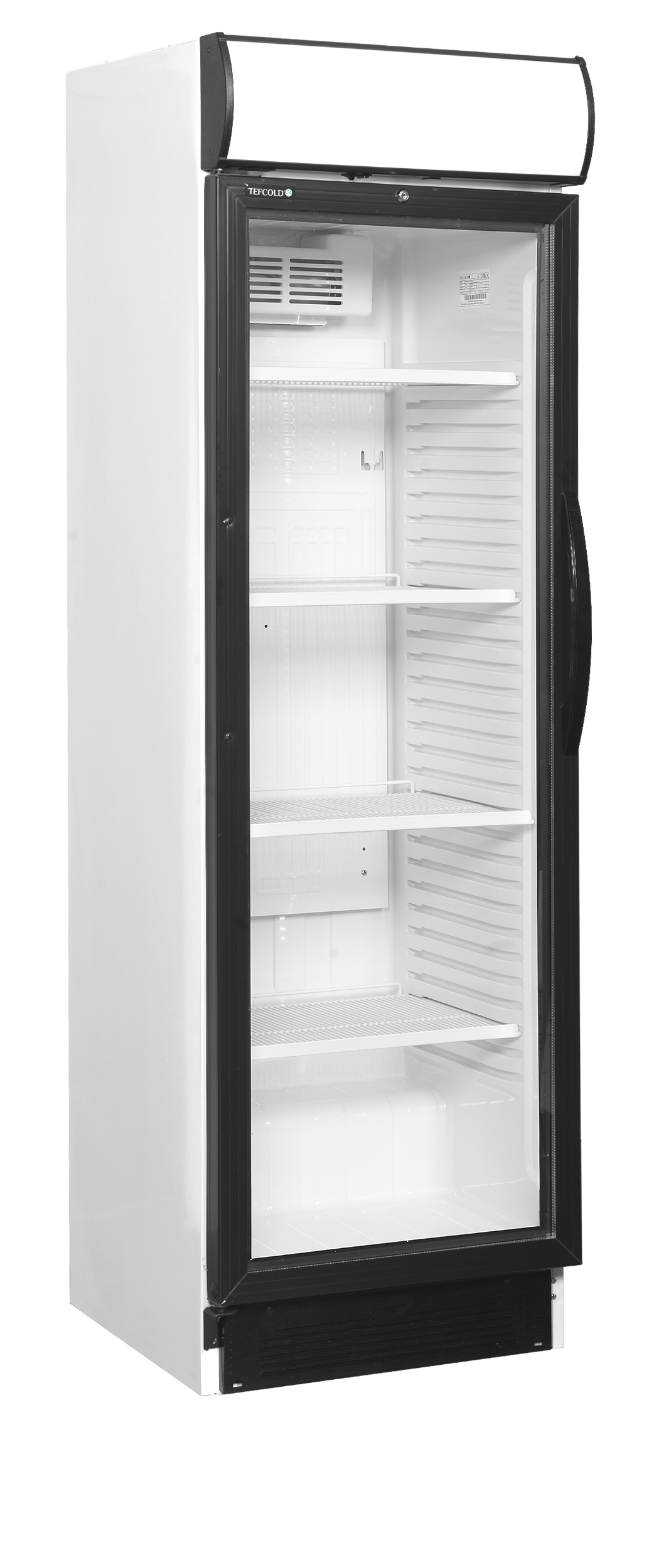 TEFCOLD Flessenkoeler, links scharnierend CEV425CP 2 LED L/H