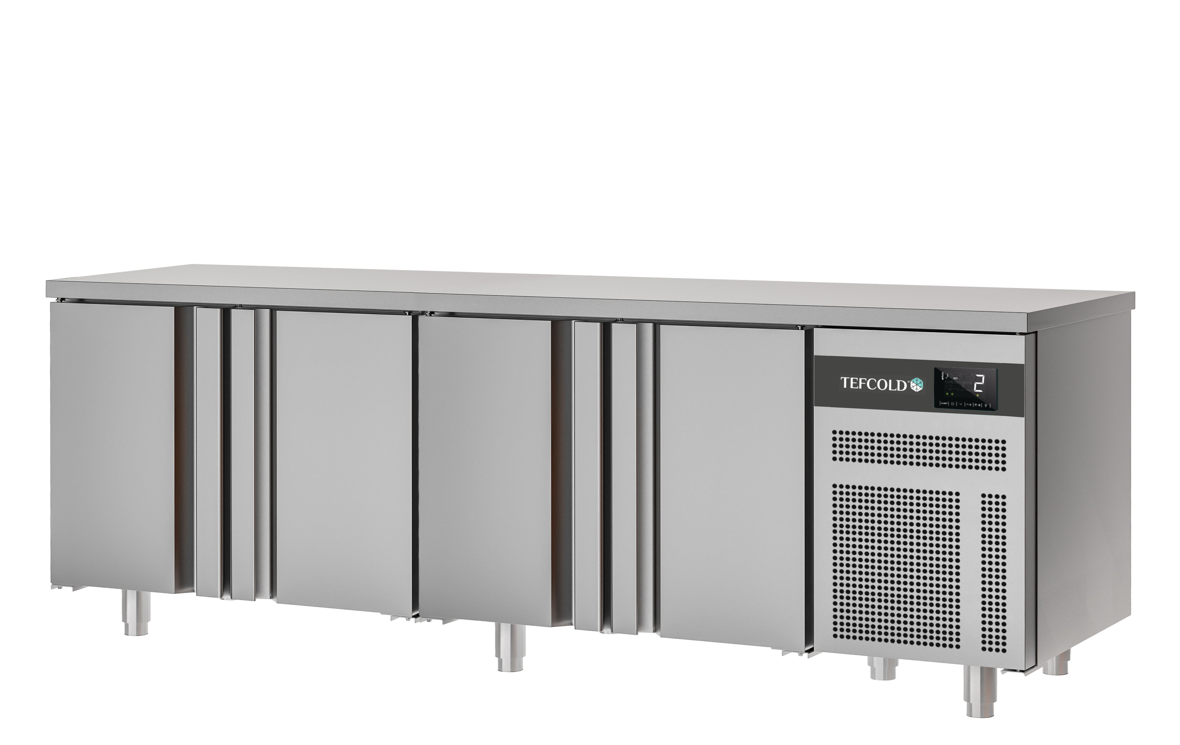 TEFCOLD Vrieswerkbank 4deurs GN1/1 EURO GN4 BT
