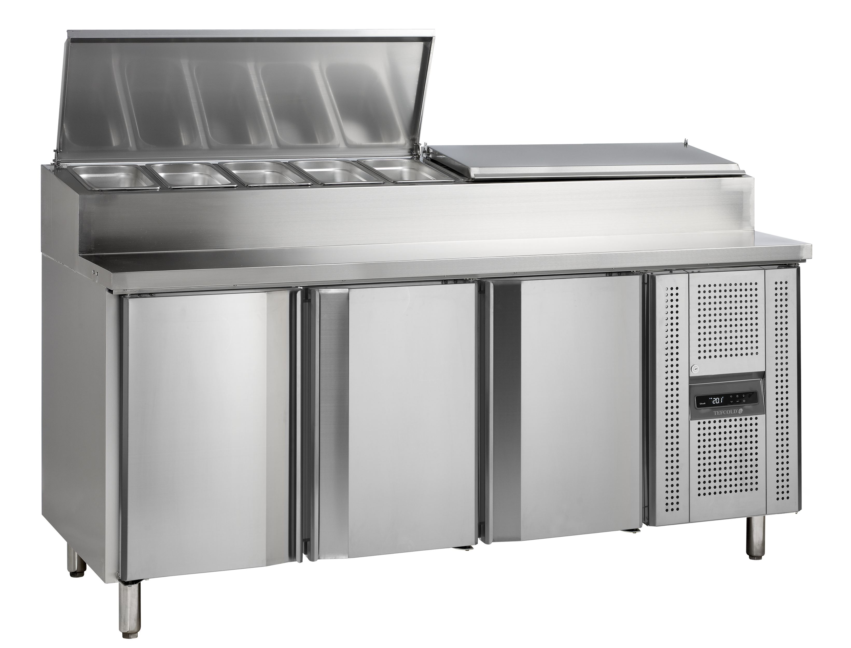 TEFCOLD Saladette-koelwerkbank GN1/1 SS7300
