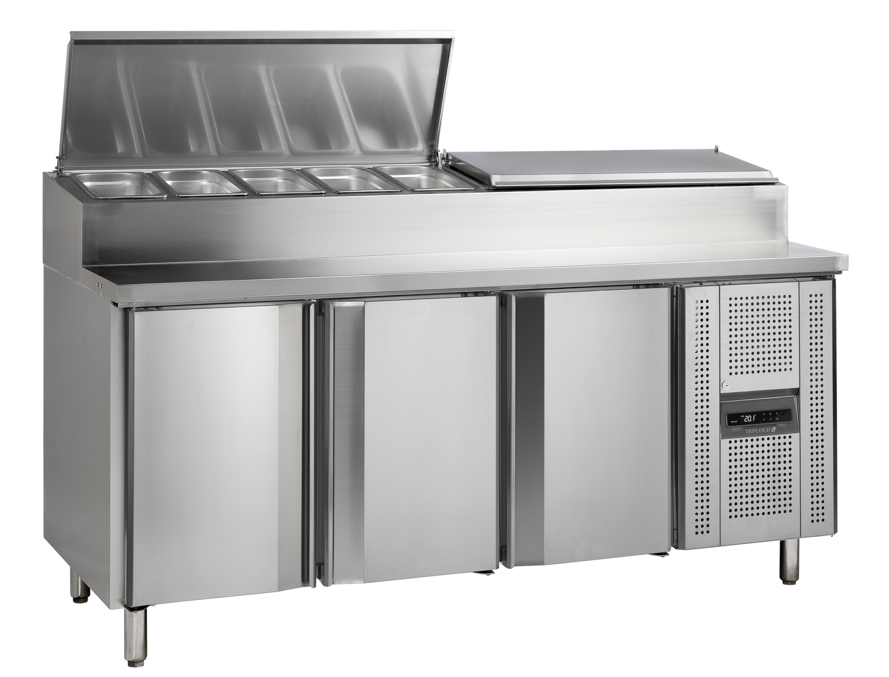 TEFCOLD Saladette-koelwerkbank GN1/1 SS7300