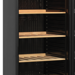 TEFCOLD Zwarte wijnkoeler - Volle deur CPP1380E