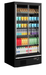 TEFCOLD Multideckkoeler, supermarkt Galaxy+ GP10FGD Maxi Black