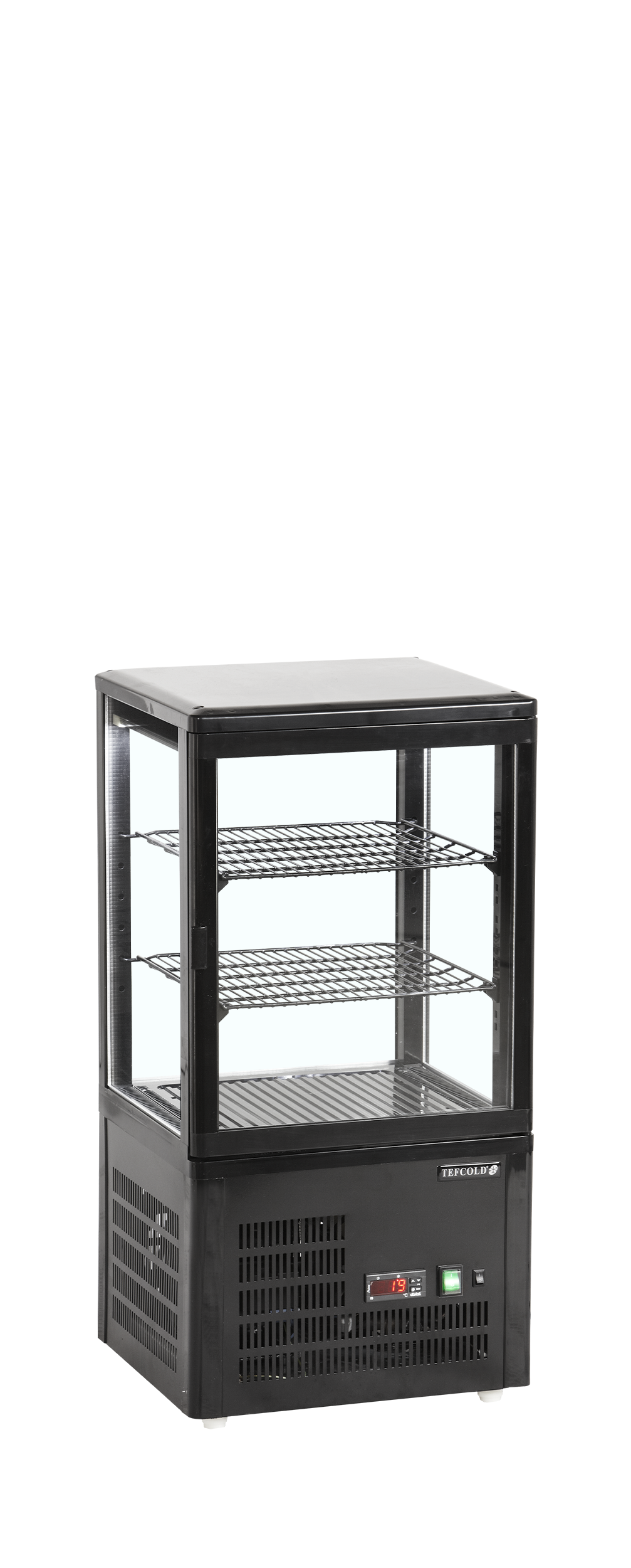 TEFCOLD Koelvitrine - countertop UPD60-BLACK