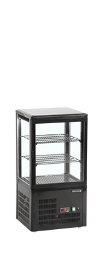 TEFCOLD Koelvitrine - countertop UPD60-BLACK