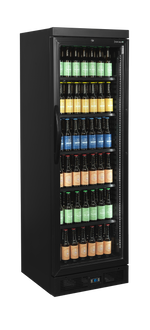 TEFCOLD Zwarte flessenkoeler CEV435 BLACK