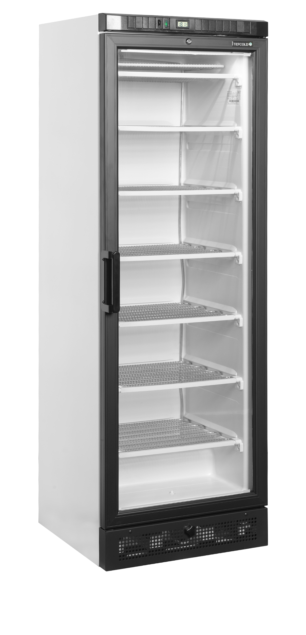 TEFCOLD Vrieskast glasdeur UFSC371G