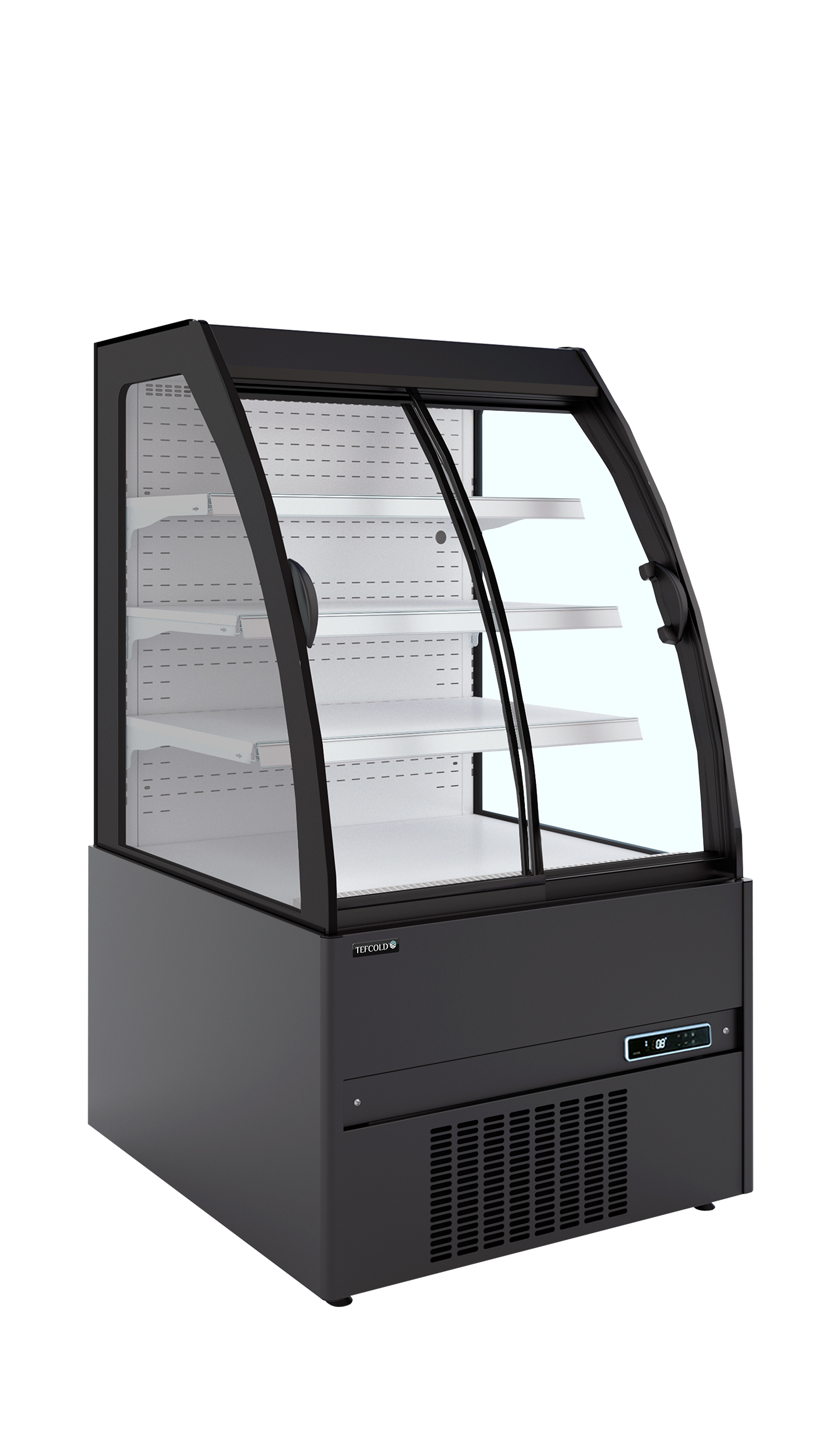 TEFCOLD Lage wandkoeler met schuifdeuren MC+WB90S Low LED