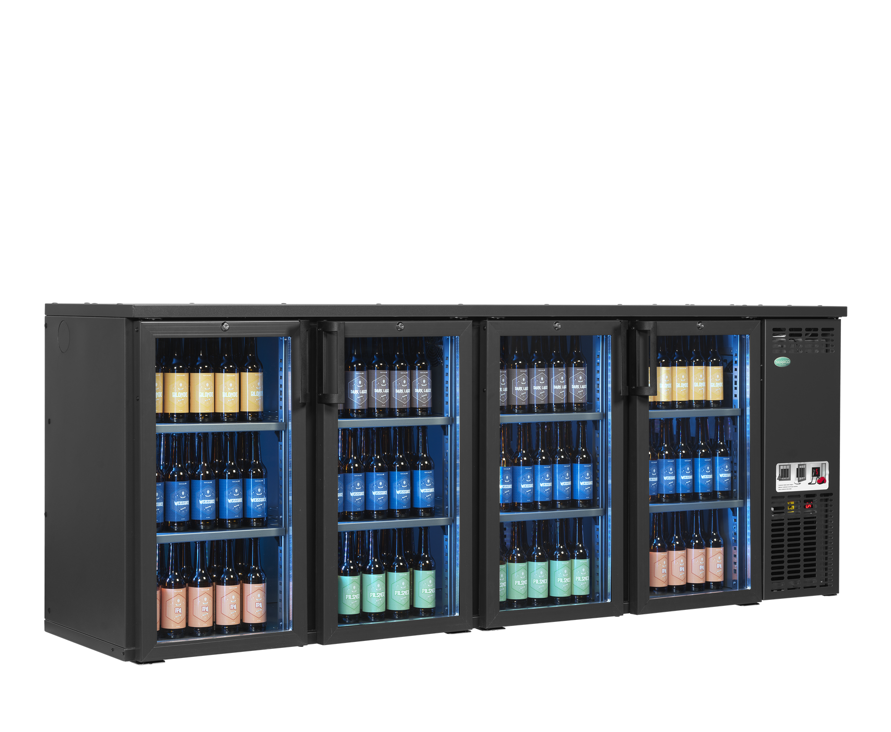 TEFCOLD Hoogwaardige barkoeler SCL-2222GMU+