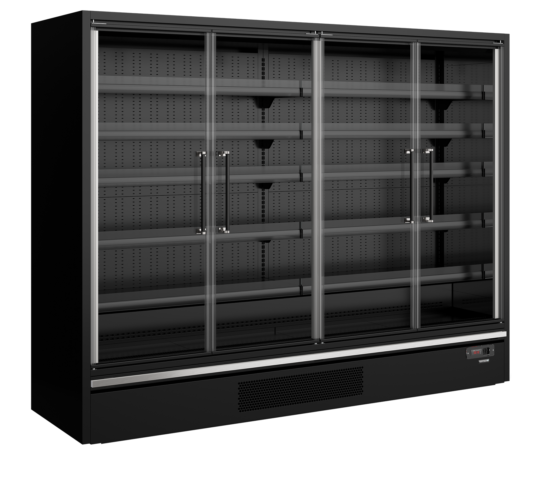 TEFCOLD Multideckkoeler, supermarkt Galaxy+ GP26FGD Black