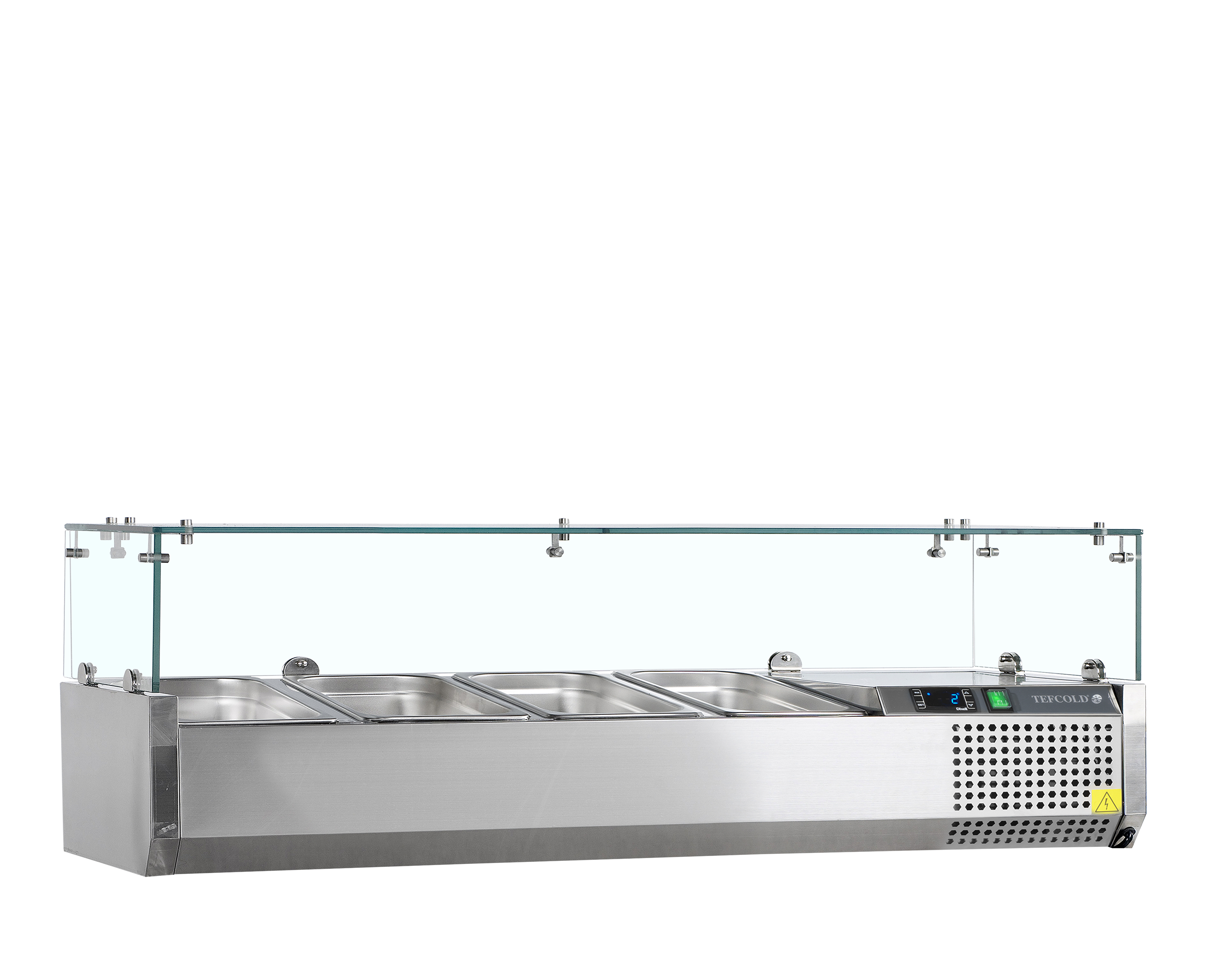 TEFCOLD Opzetkoeling GN1/3 - Glas VK38-120