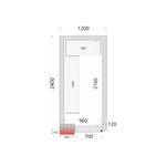 TEFCOLD Vriescelpanelen 120 mm CR 120x240x220