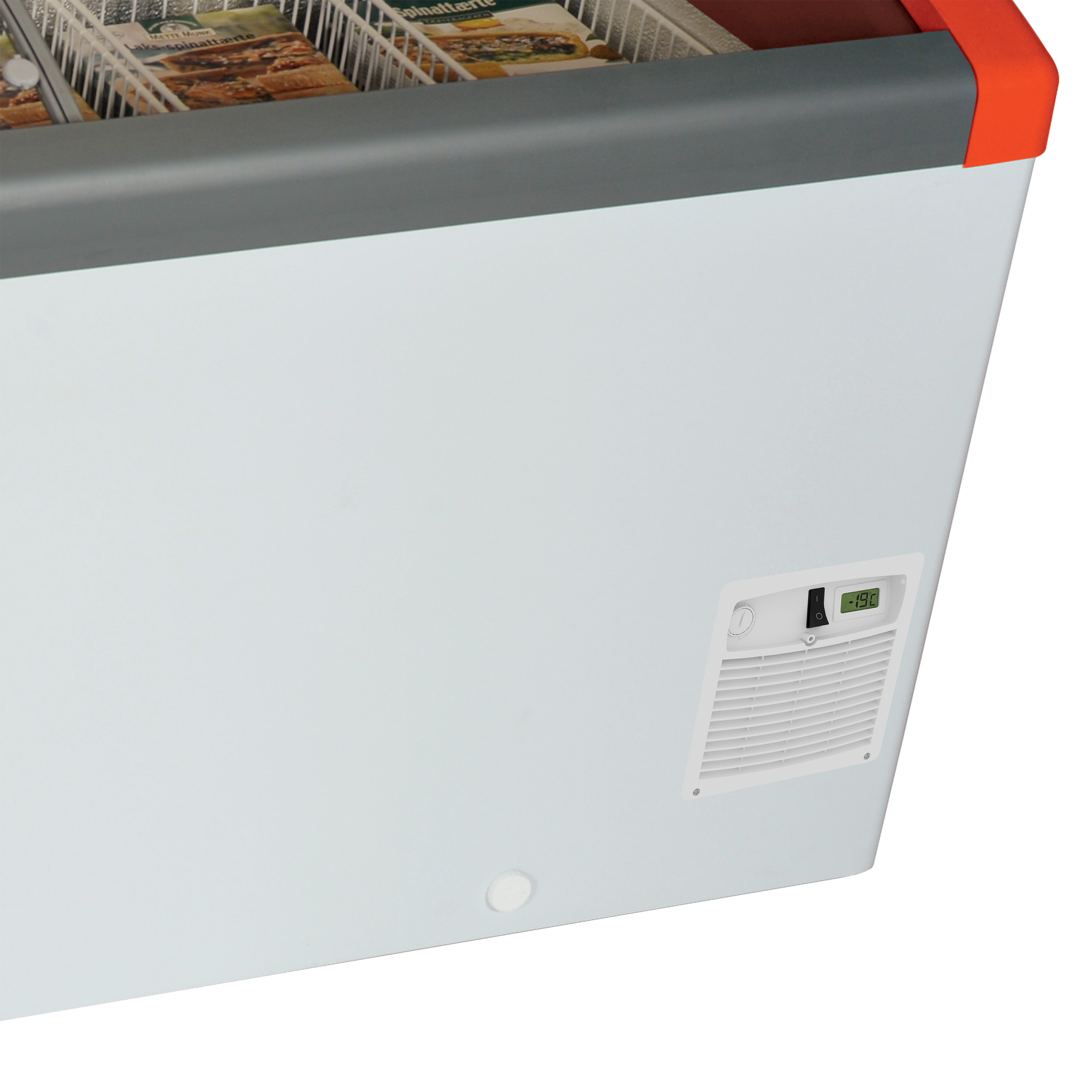 TEFCOLD Diepvrieskist met glijdeksels Elcold Focus 171 RED