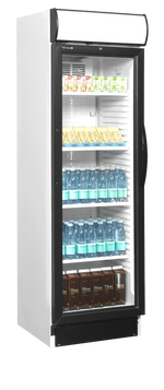 TEFCOLD Flessenkoeler, links scharnierend CEV425CP 2 LED L/H