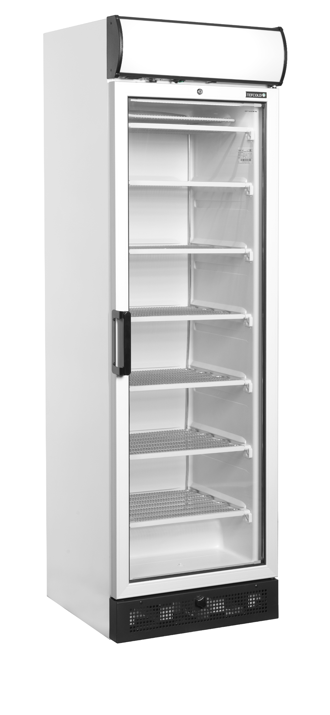 TEFCOLD Vrieskast glasdeur UFFS371GCP