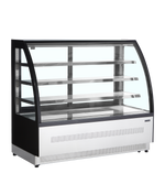 TEFCOLD Koelvitrine LPD1500C/BLACK