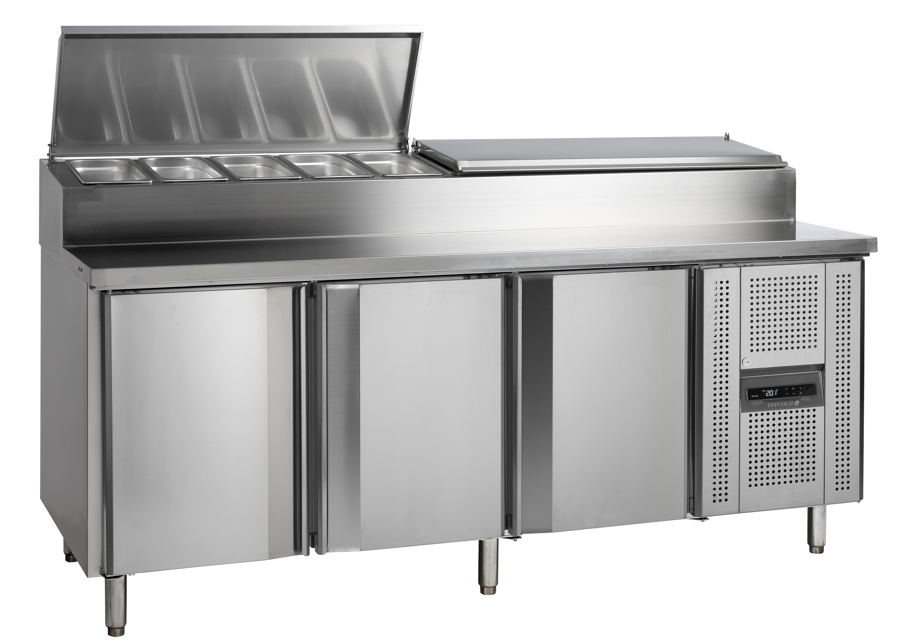 TEFCOLD Saladette-koelwerkbank GN1/1 SS8300