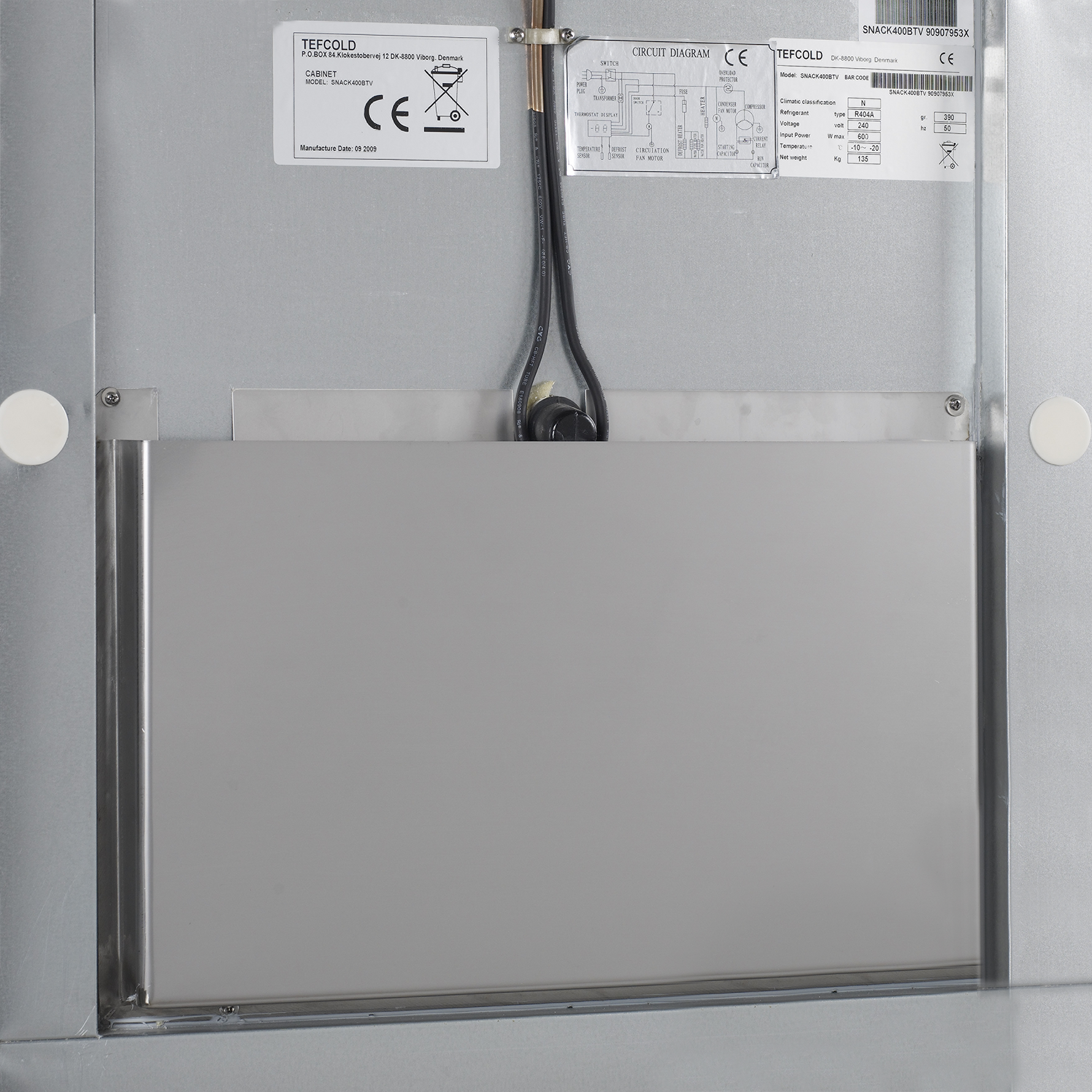 TEFCOLD Staande vriezer RF505
