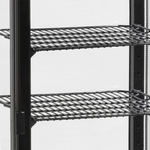 TEFCOLD Koelvitrine - countertop UPD60-BLACK