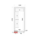 TEFCOLD CRPF1212 / CRPF1215 Shelf Rack System Kit