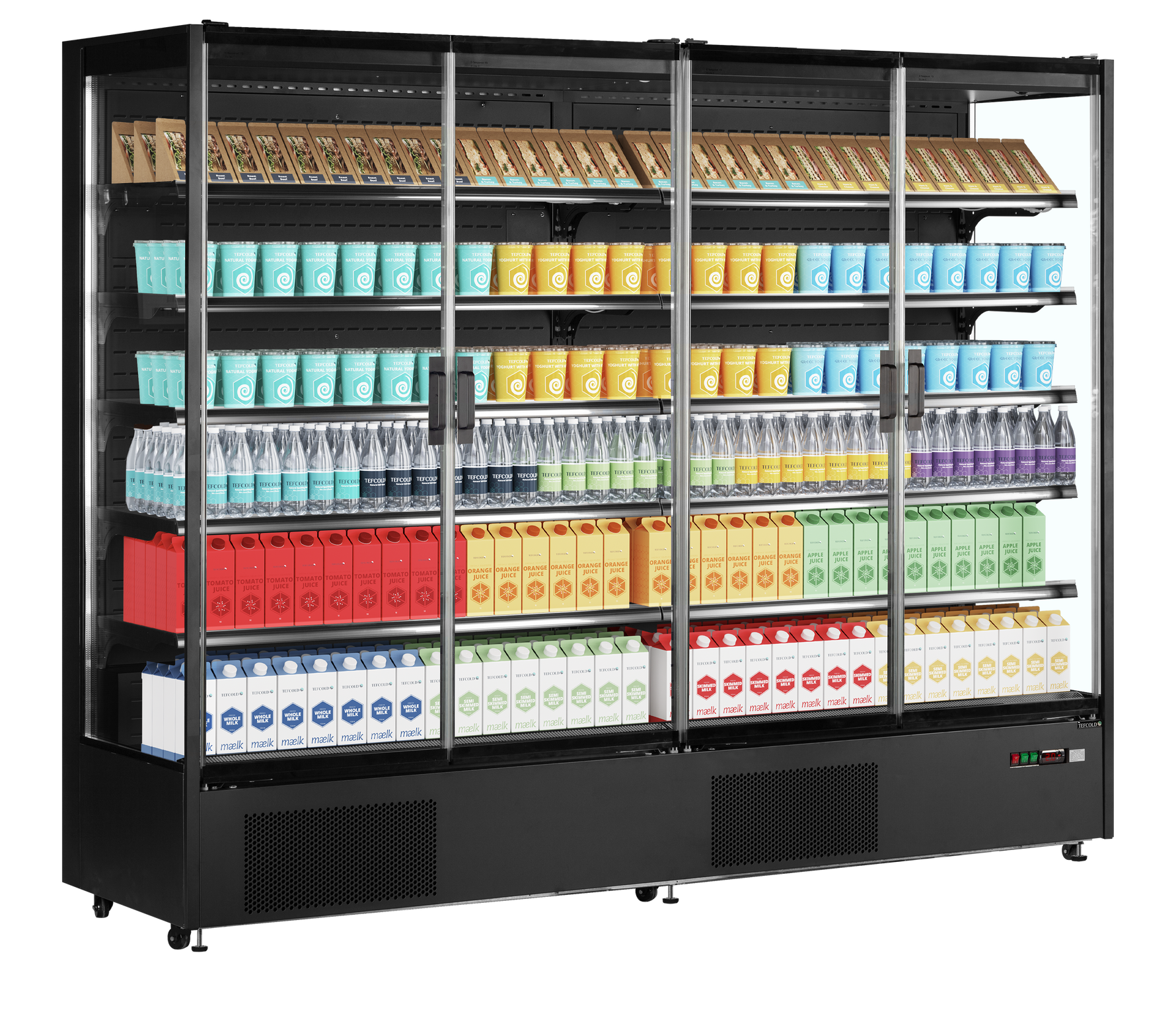 TEFCOLD Multideckkoeler, supermarkt PC2500B