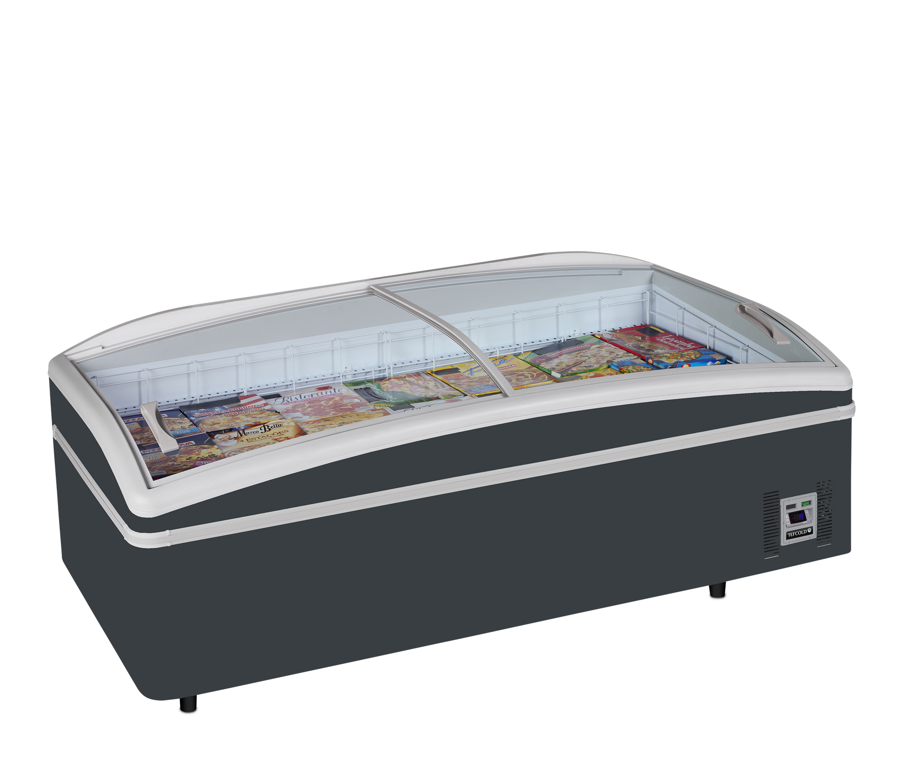 TEFCOLD Antraciet supermarktkoeler/-vriezer SHALLOW HEAD A-CF