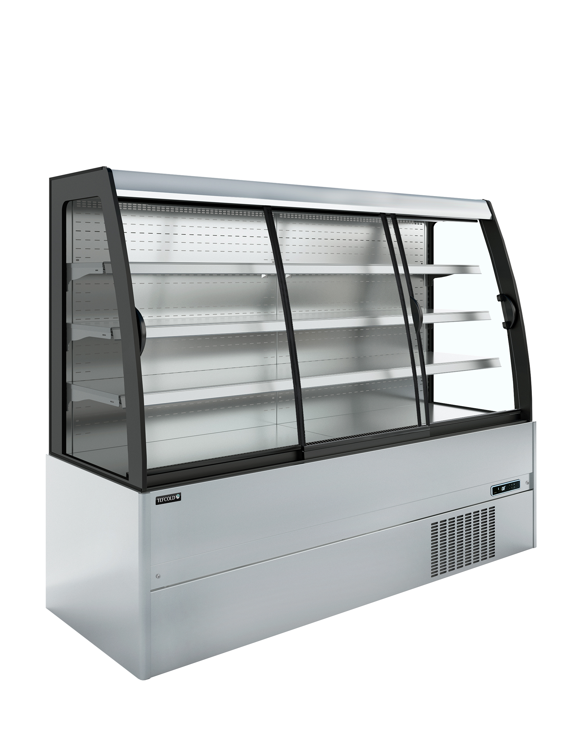 TEFCOLD Lage wandkoeler met schuifdeuren MCX200S Low