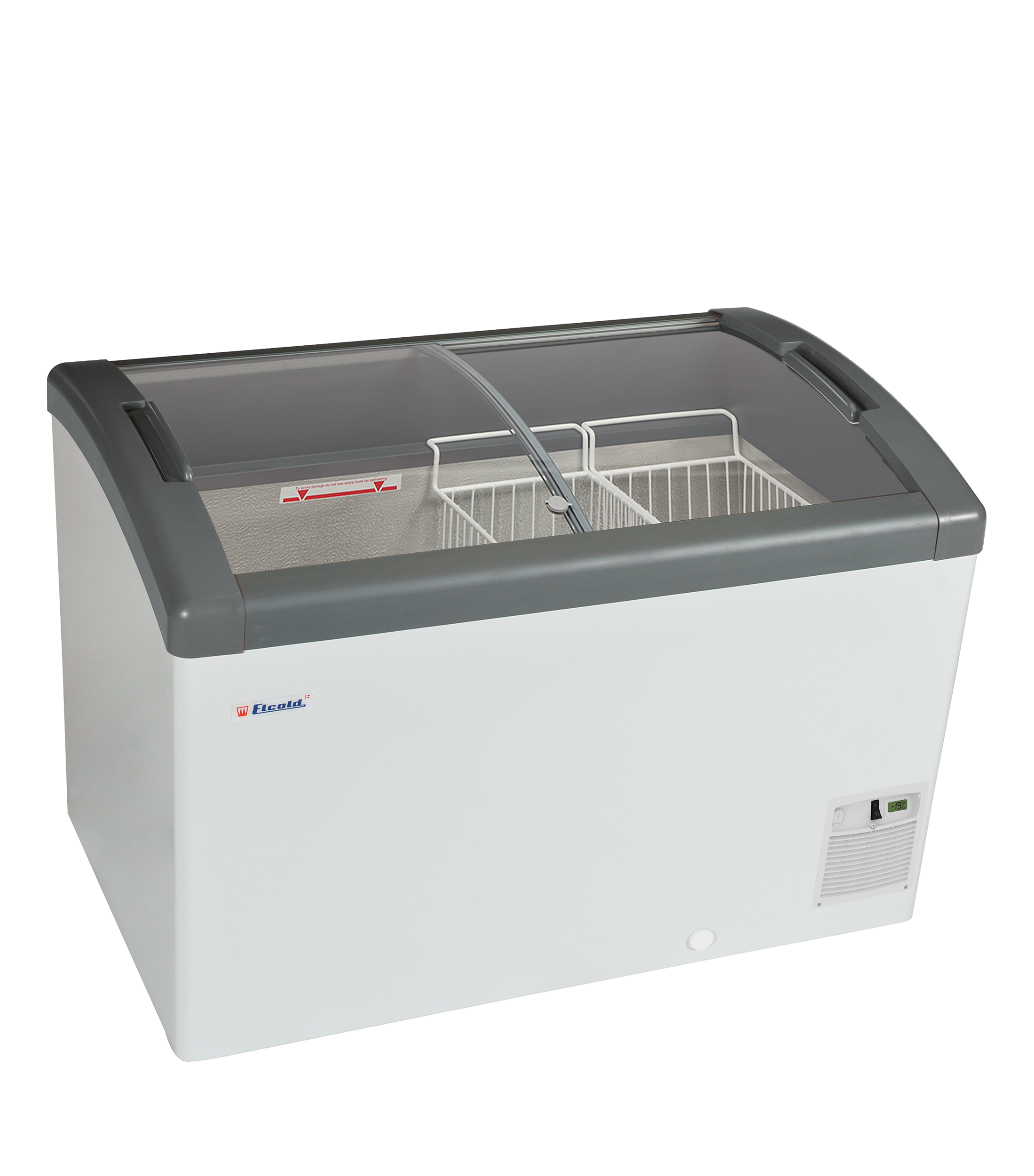 TEFCOLD Diepvrieskist met glijdeksels FOCUS 106