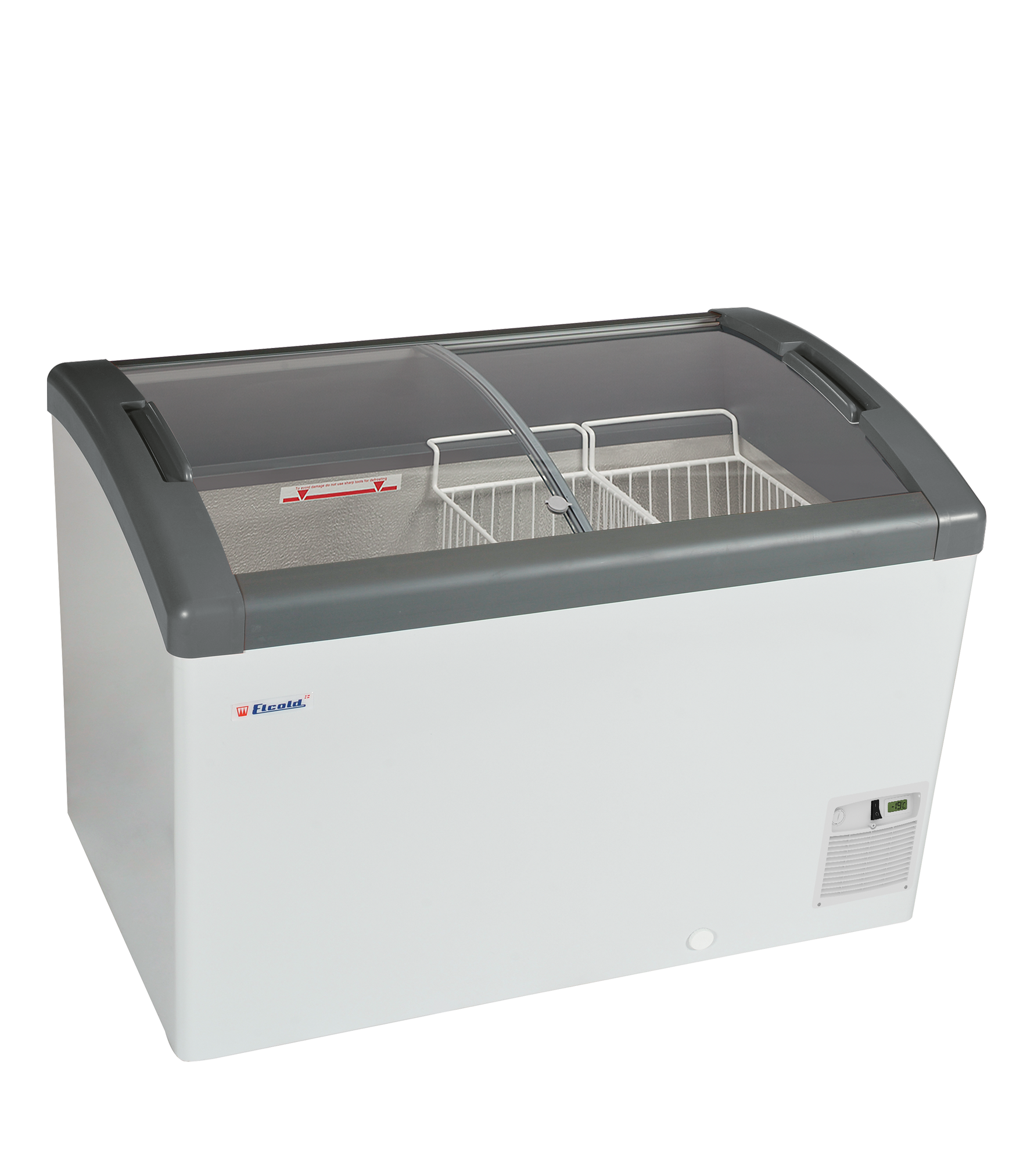 TEFCOLD Diepvrieskist met glijdeksels FOCUS 106
