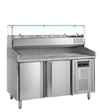 TEFCOLD Pizzatafel incl. unit voor toppings PT1200 + GVC38-150