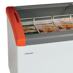 TEFCOLD Diepvrieskist met glijdeksels Elcold Focus 171 RED