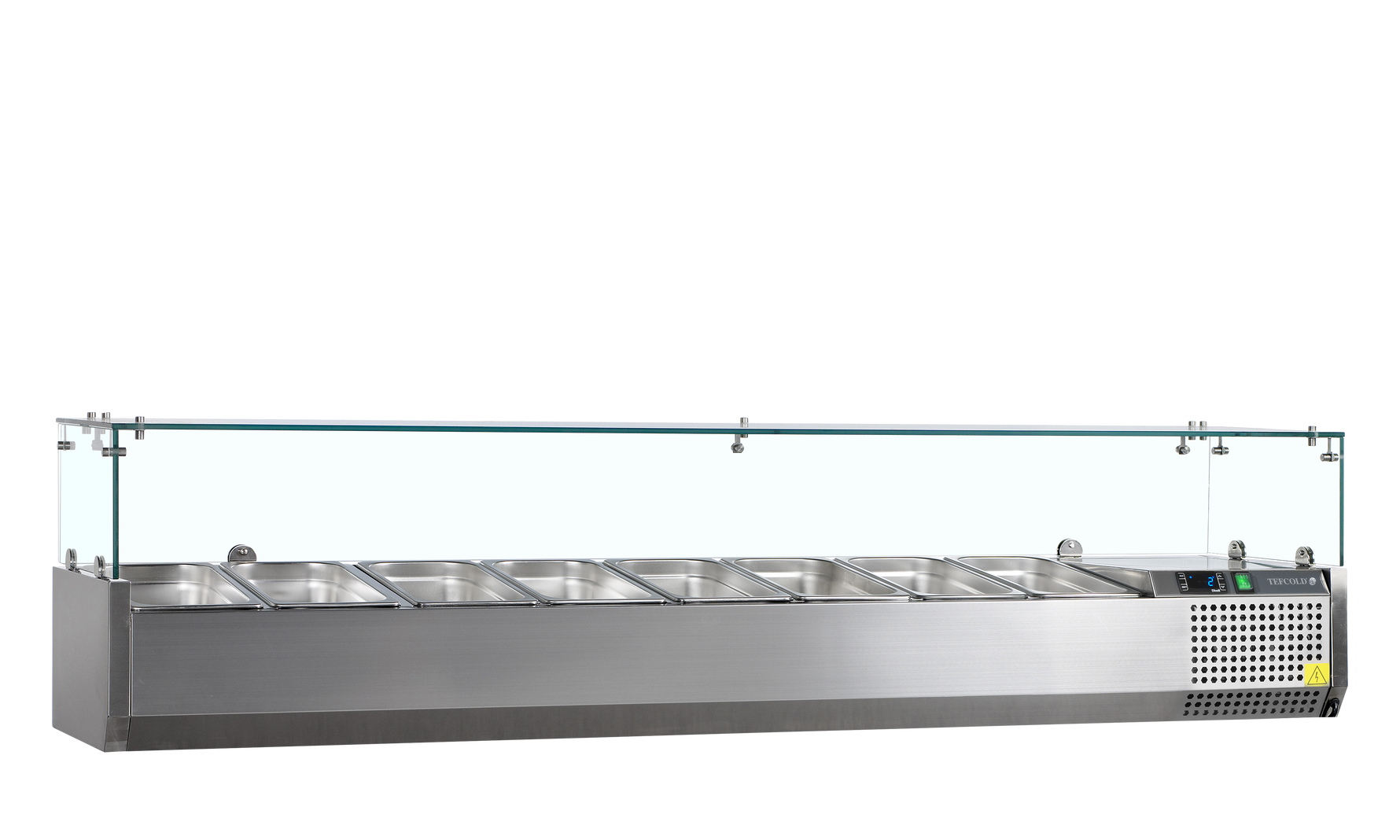 TEFCOLD Opzetkoeling GN1/4 - Glas opkant VK33-180