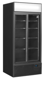 TEFCOLD Zwarte displaykoeler FSC891S Black