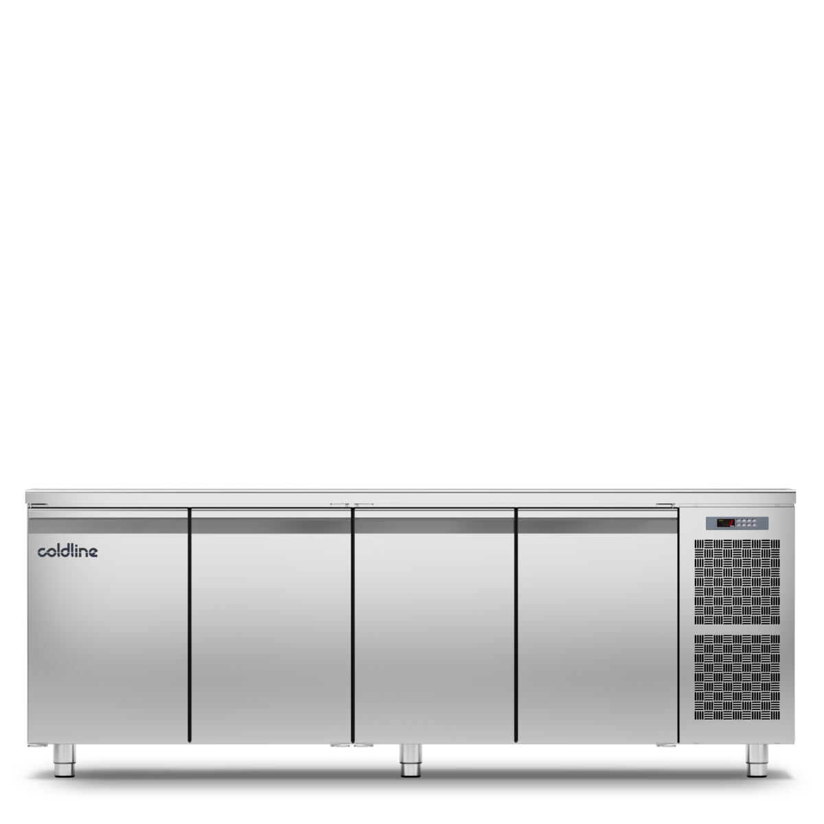 TEFCOLD Geventileerde koelwerkbank 4 deurs GN1/1  MASTER 4P