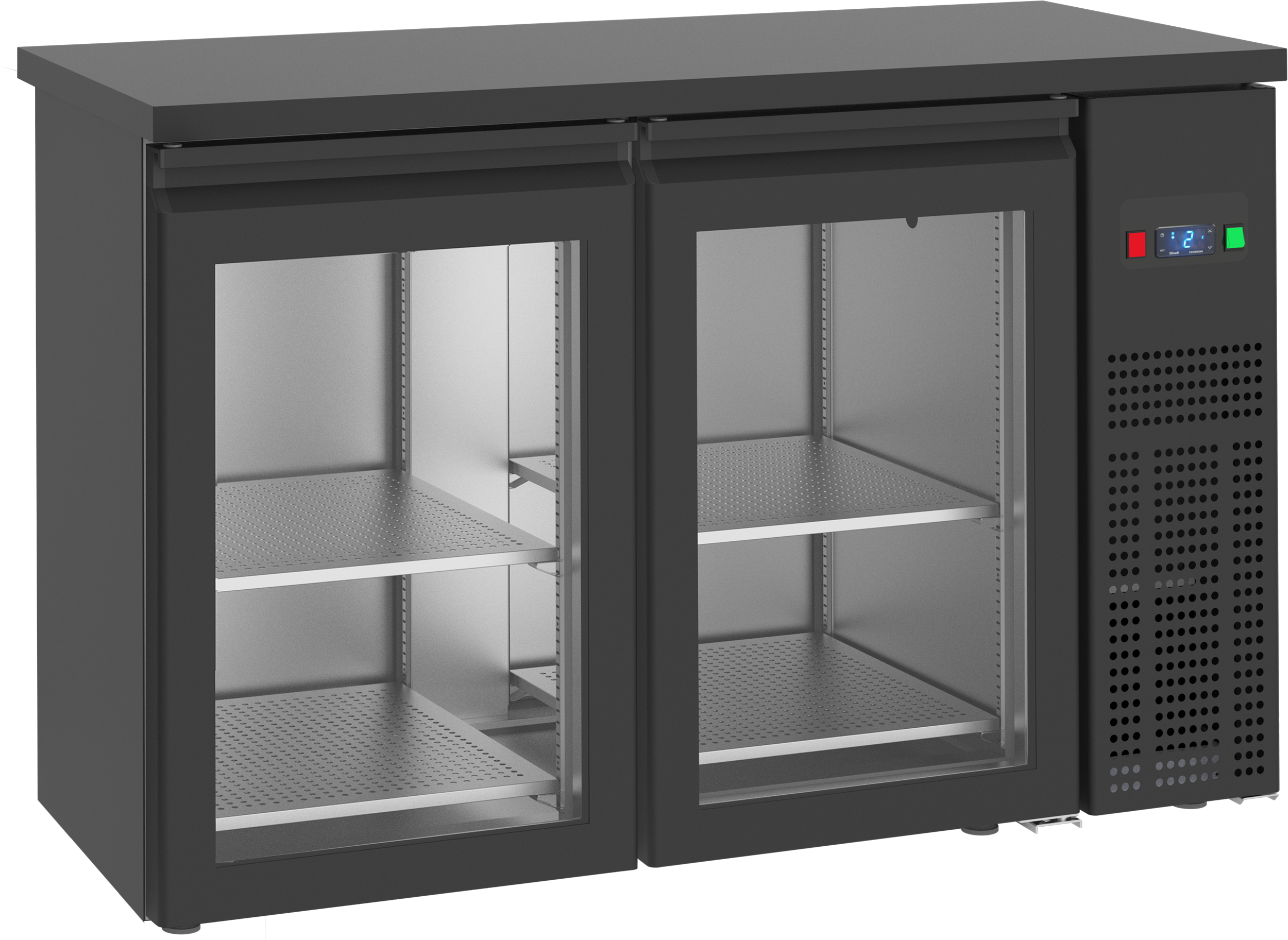 TEFCOLD Doorgeefbarkast - 2 deurs FGB138 DDG