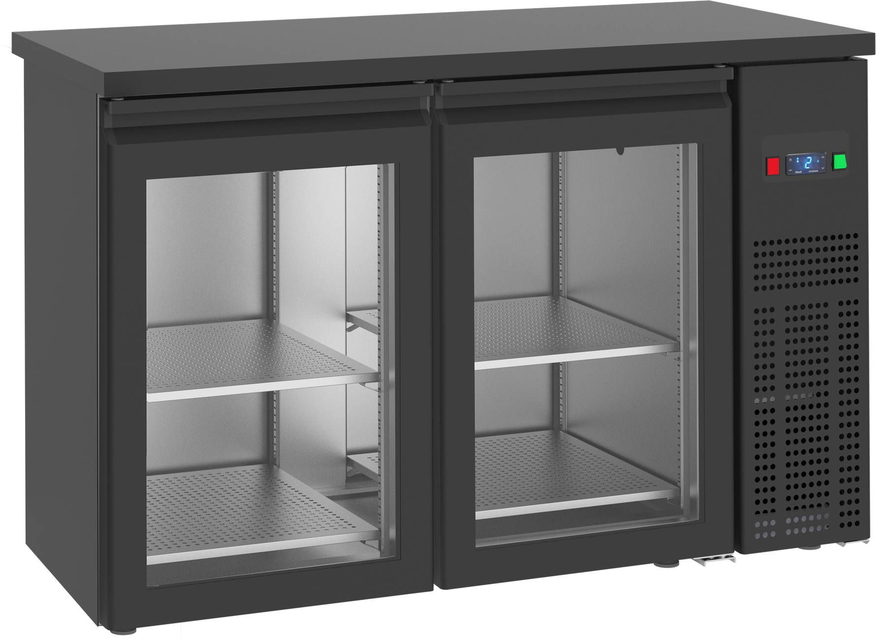 TEFCOLD Doorgeefbarkast - 2 deurs FGB138 DDG