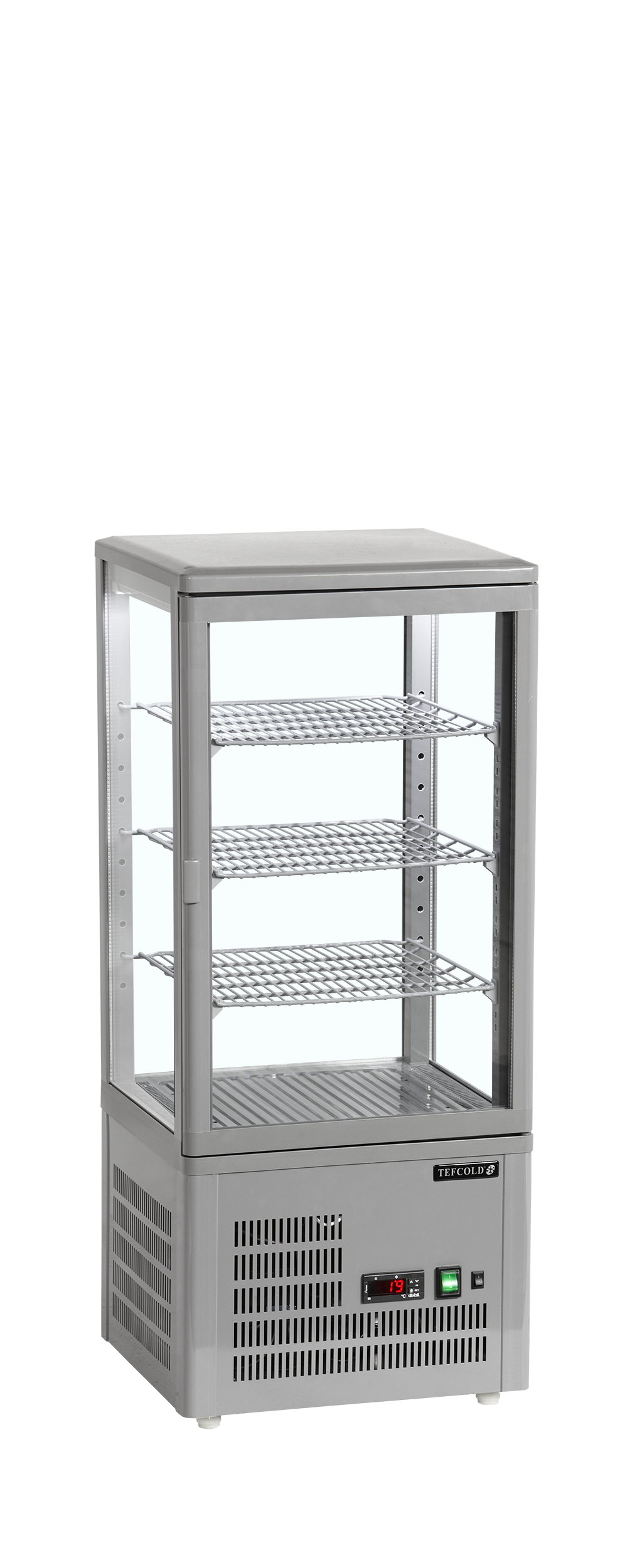 TEFCOLD Koelvitrine - countertop UPD80-GREY