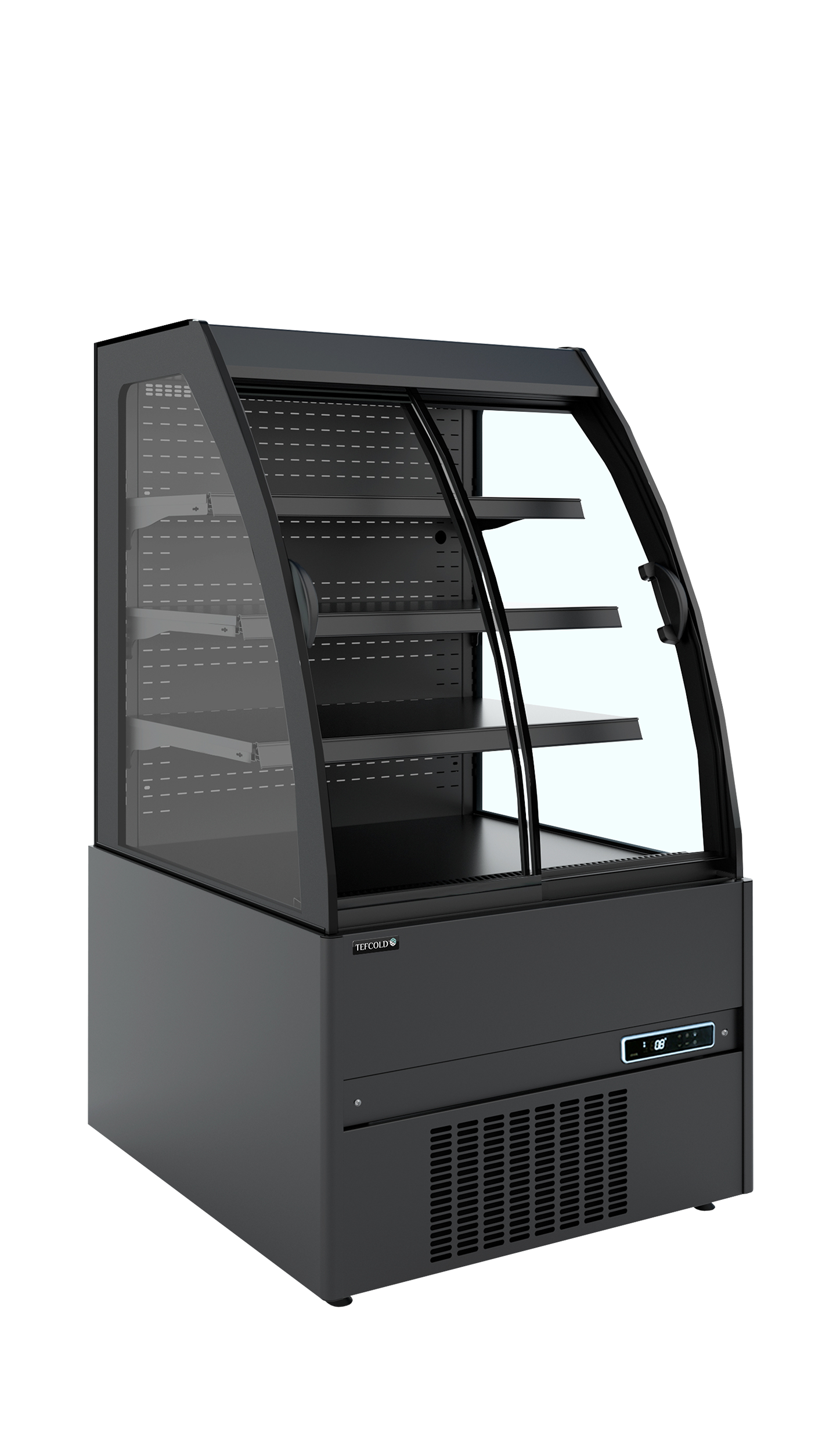 TEFCOLD Lage wandkoeler met schuifdeuren MC+B90S Low LED