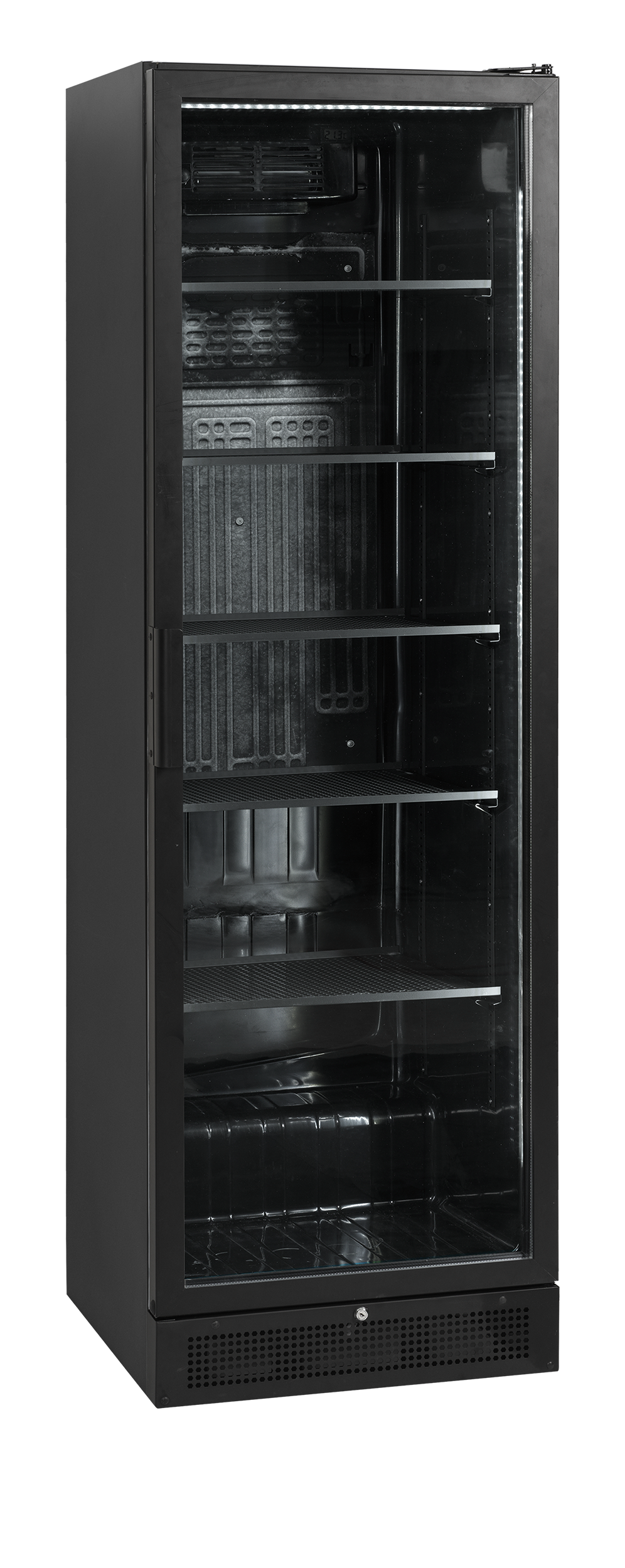 TEFCOLD Zwarte displaykoeler SCU1425H