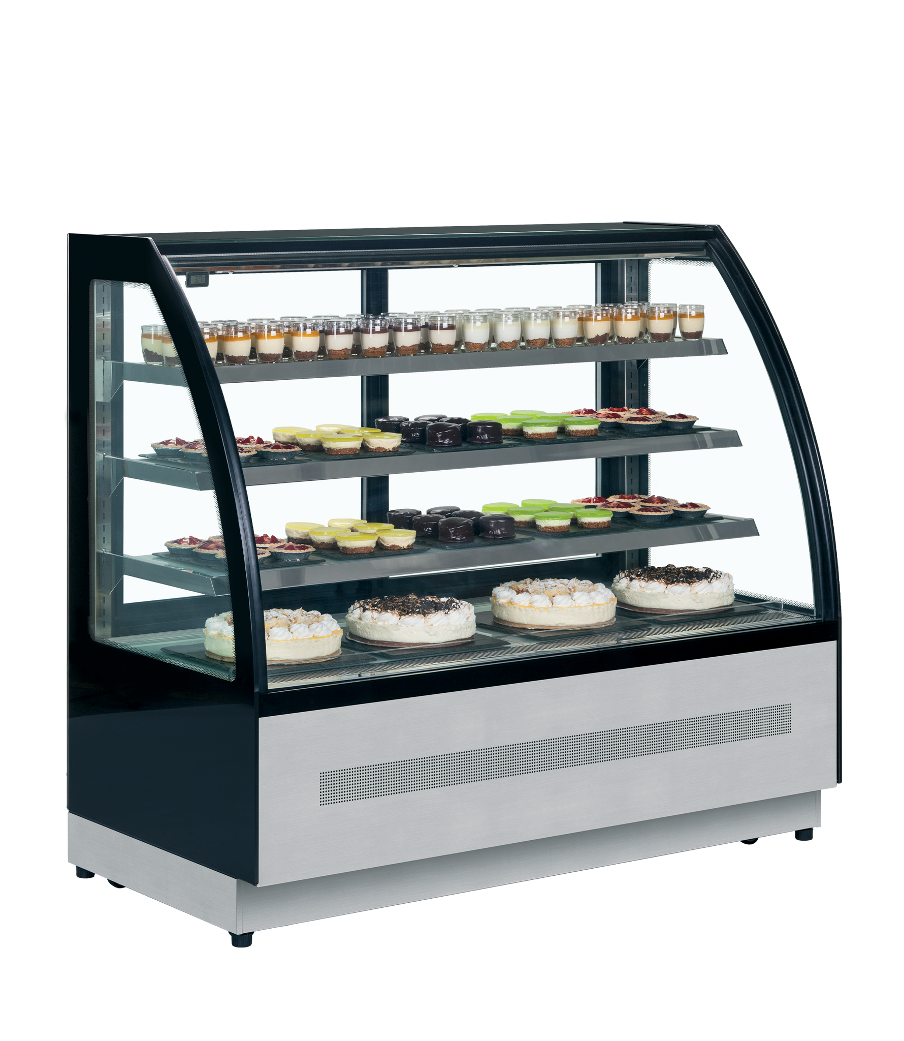 TEFCOLD Koelvitrine LPD1500C/BLACK