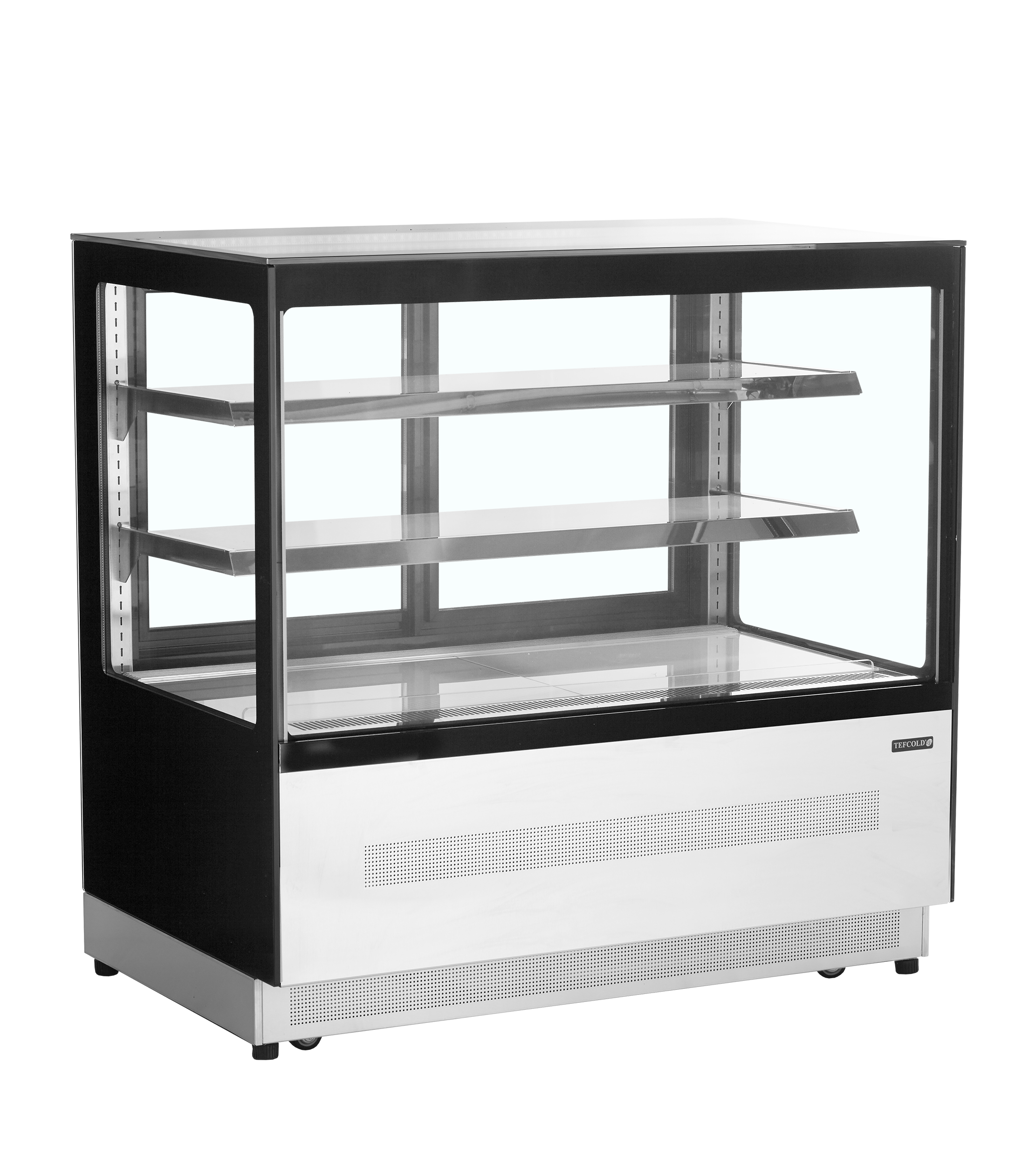 TEFCOLD Koelvitrine LPD1200F/BLACK