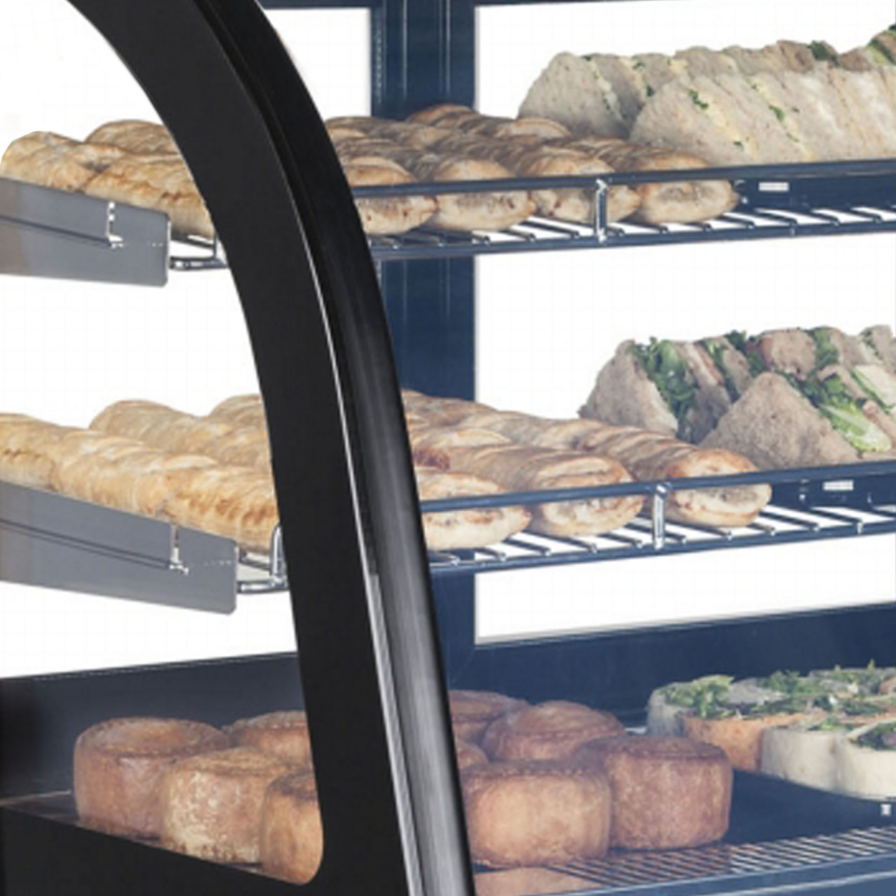 TEFCOLD Koelvitrine - countertop LCT900C/BLACK