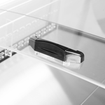 TEFCOLD Zwarte impulskoeler PDC126 VS SL LED