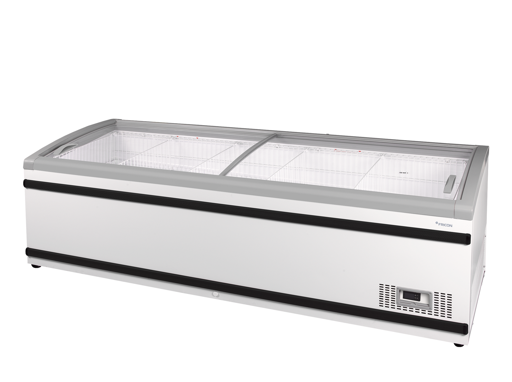 TEFCOLD Diepvrieseiland met glazen schuifdeksels NEWLINZ250