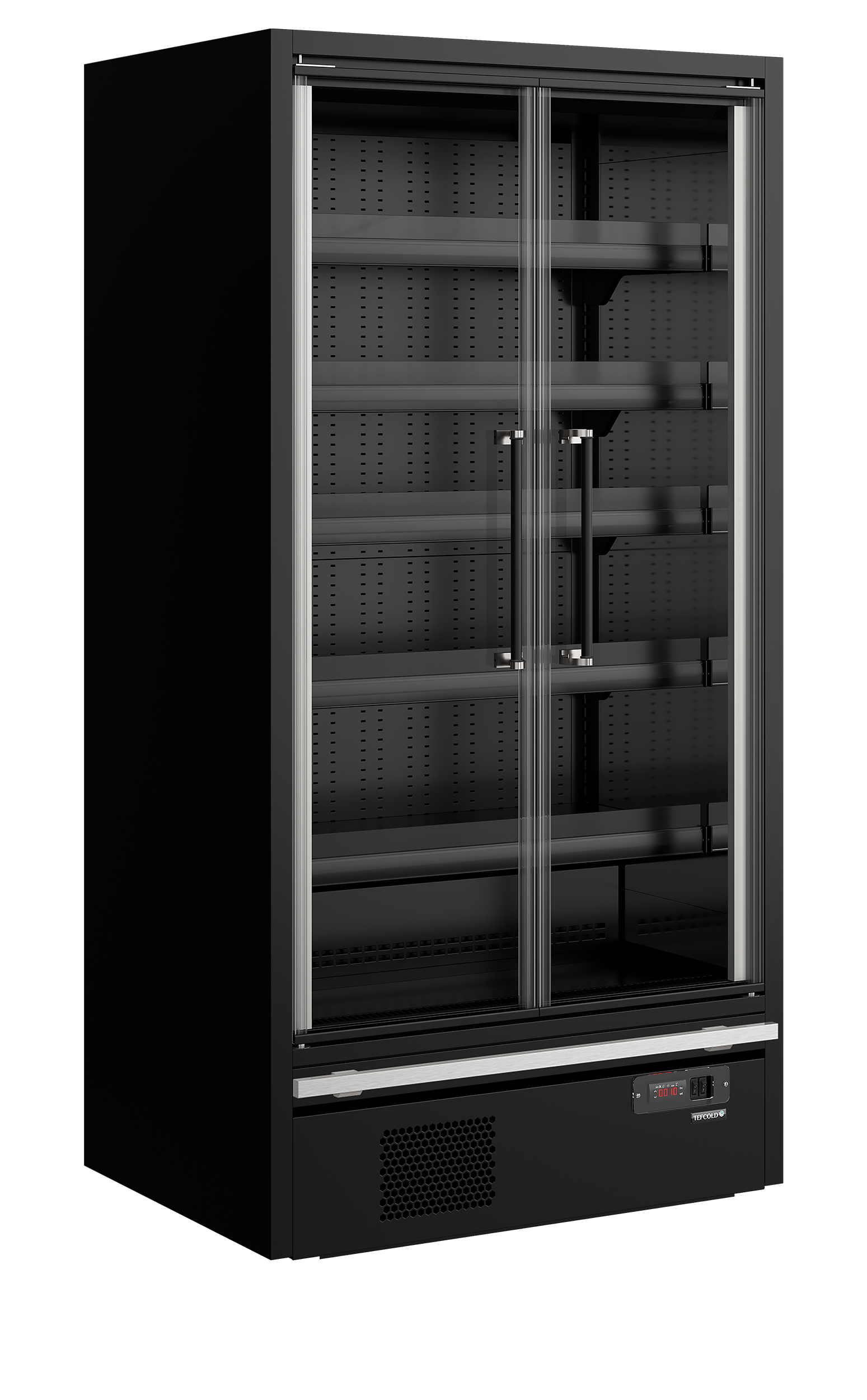 TEFCOLD Multideckkoeler, supermarkt Galaxy+ GP10FGD Maxi Black